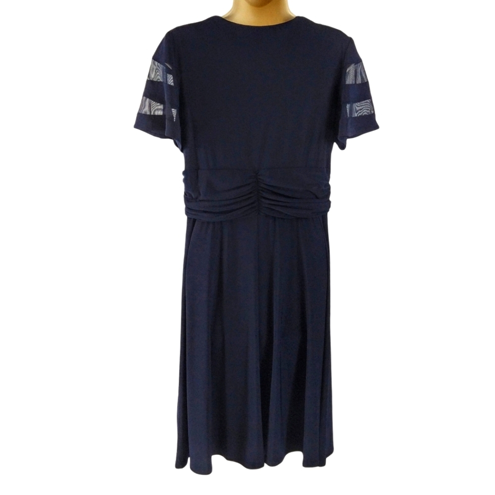 R & M Richards navy evening dress - Picture 5 of 8